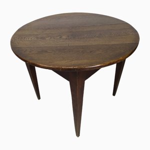 Round Oak Farm Table-EAD-1716645