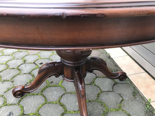 Round Oval Extendable Table, 1970s-WQQ-1397017