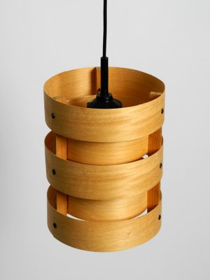 Round Plywood Lamella Pendant Lamp from Zicoli-RR-1754652