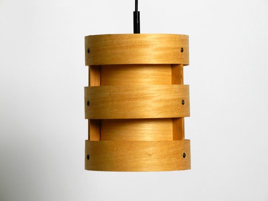 Round Plywood Lamella Pendant Lamp from Zicoli-RR-1754652