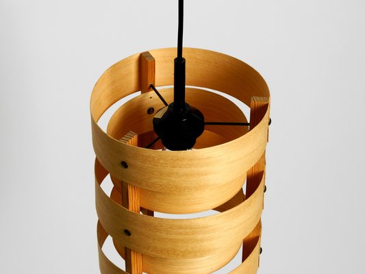 Round Plywood Lamella Pendant Lamp from Zicoli-RR-1754652