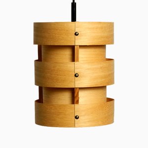 Round Plywood Lamella Pendant Lamp from Zicoli-RR-1754652