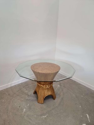 Round Rattan Dining Table-GNW-1288522