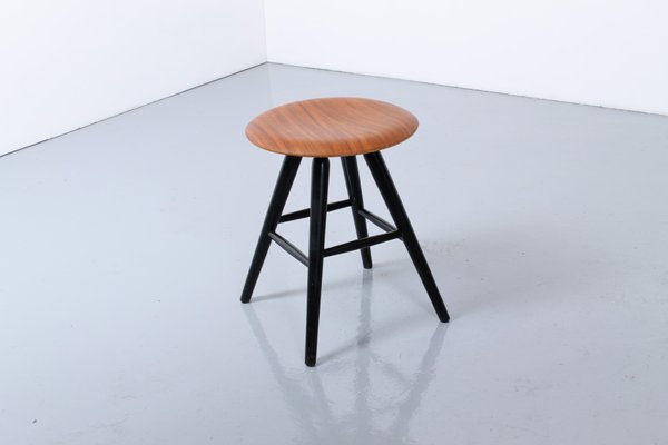 Round Stool by Ilmari Tapiovaara for Nesto, 1950s-XT-561815