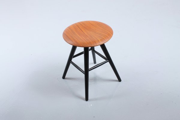 Round Stool by Ilmari Tapiovaara for Nesto, 1950s-XT-561815