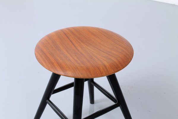 Round Stool by Ilmari Tapiovaara for Nesto, 1950s-XT-561815