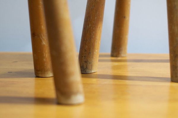 Round Stools by Charlotte Perriand for Les Arcs, France, 1960s, Set of 2-LA-1223802