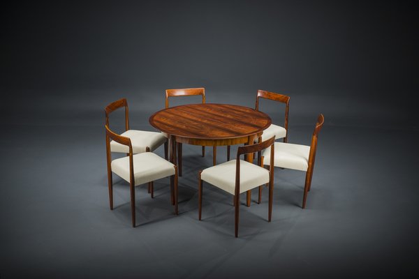 Round Table attributed to Ernst Martin Dettinger for Lübke, 1960s-ZZH-1725430