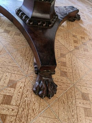 Round Table in Rosewood with Lion's Leg Foot, Late 1700s-ZFY-1732122