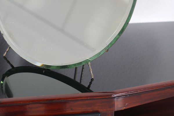 Round Table Mirror by Luigi Fontana & C, talian ,1950s-AA-1776821