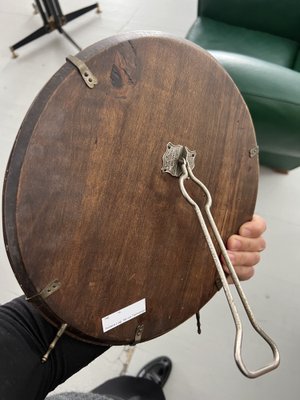 Round Table Mirror by Luigi Fontana & C, talian ,1950s-AA-1776821