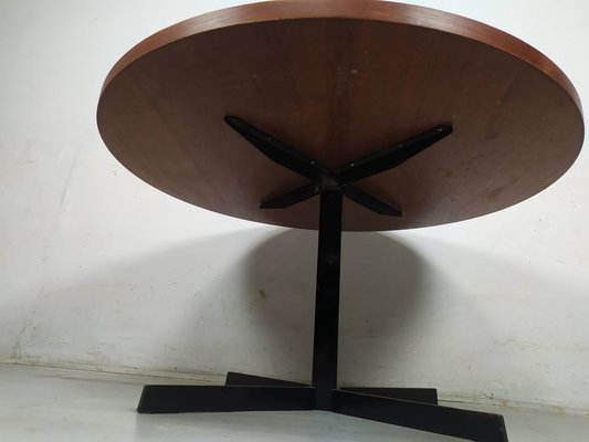 Round Teak Coffee Table, 1950s-EAD-1784398