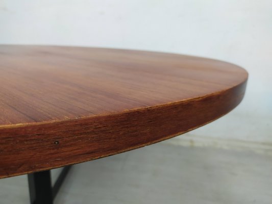 Round Teak Coffee Table, 1950s-EAD-1784398