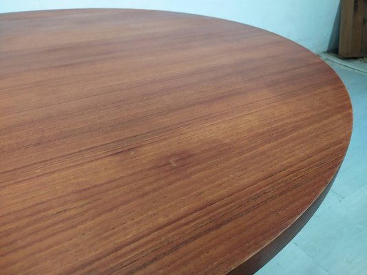 Round Teak Coffee Table, 1950s-EAD-1784398