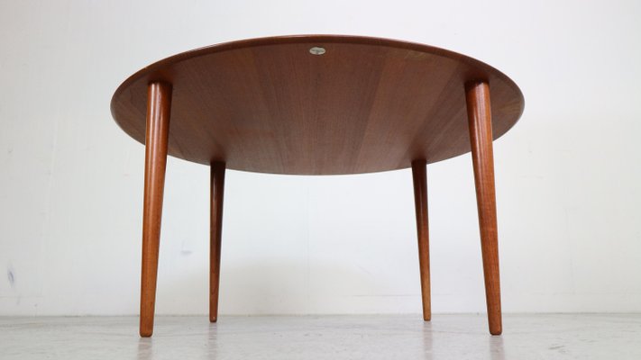 Round Teak Coffee Table by Peter Hvidt & Orla Mølgaard Nielsen for France & Son, 1950-DT-2026105