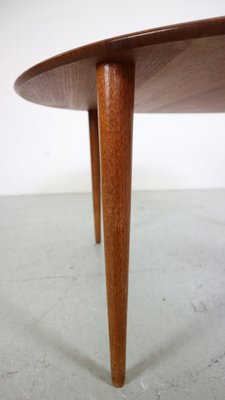 Round Teak Coffee Table by Peter Hvidt & Orla Mølgaard Nielsen for France & Son, 1950-DT-2026105