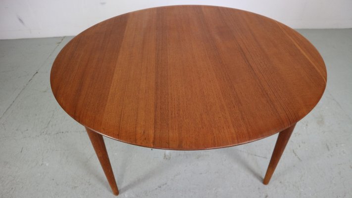 Round Teak Coffee Table by Peter Hvidt & Orla Mølgaard Nielsen for France & Son, 1950-DT-2026105