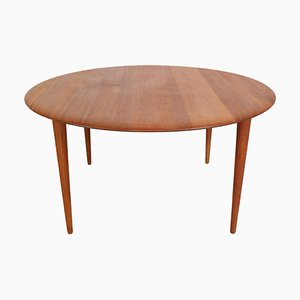 Round Teak Coffee Table by Peter Hvidt & Orla Mølgaard Nielsen for France & Son, 1950-DT-2026105