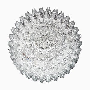 Round Textured Glass Flushmount from Limburg, Germany, 1970s-UGR-1085217