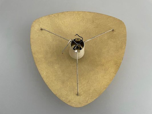 Round Triangle Fiberglass Flush Mount, Germany, 1960s-RDS-1739491