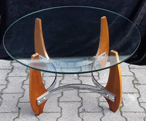 Round Vintage SoFath Coffee Table, 1970s-HOI-1000386