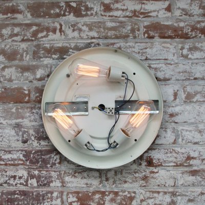 Round White Opaline Glass Wall Flush Mount from Bega Limburg-BLS-1409027