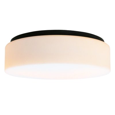 Round White Opaline Glass Wall Flush Mount from Bega Limburg-BLS-1409027