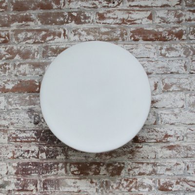 Round White Opaline Glass Wall Flush Mount from Bega Limburg-BLS-1409027