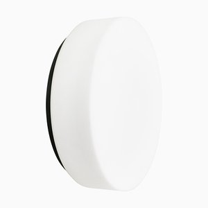 Round White Opaline Glass Wall Flush Mount from Bega Limburg-BLS-1409027