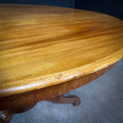 Round Wooden Dining Table-IA-1814005