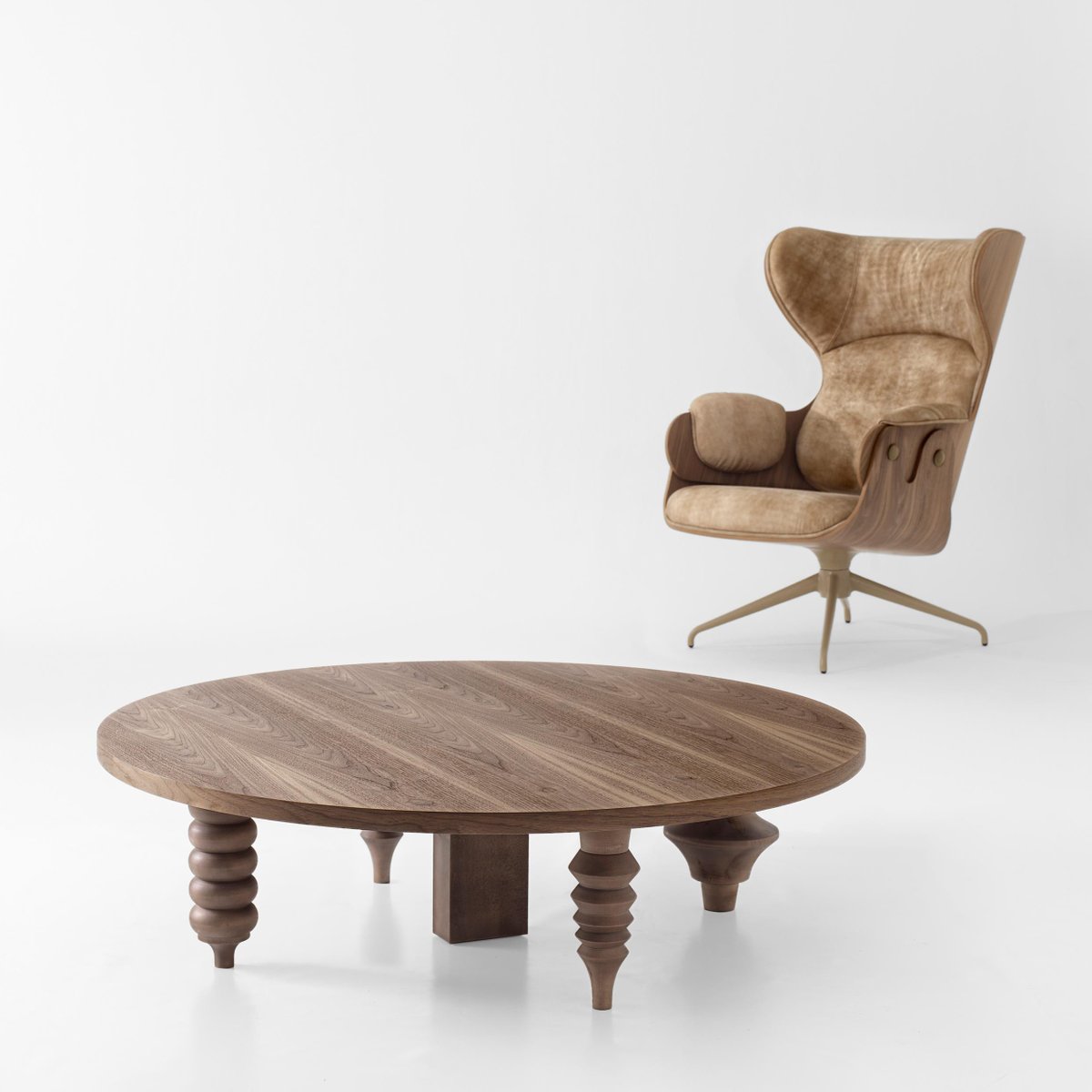 Rounded Multi Leg Low Table by Jaime Hayon for BD Barcelona