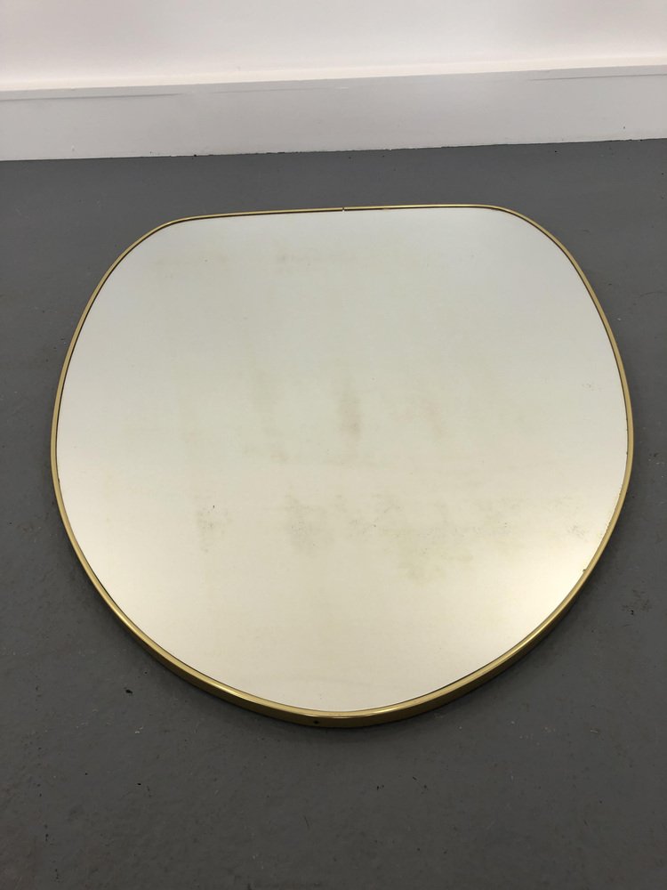 Rounded Rockabilly Mirror, 1970s