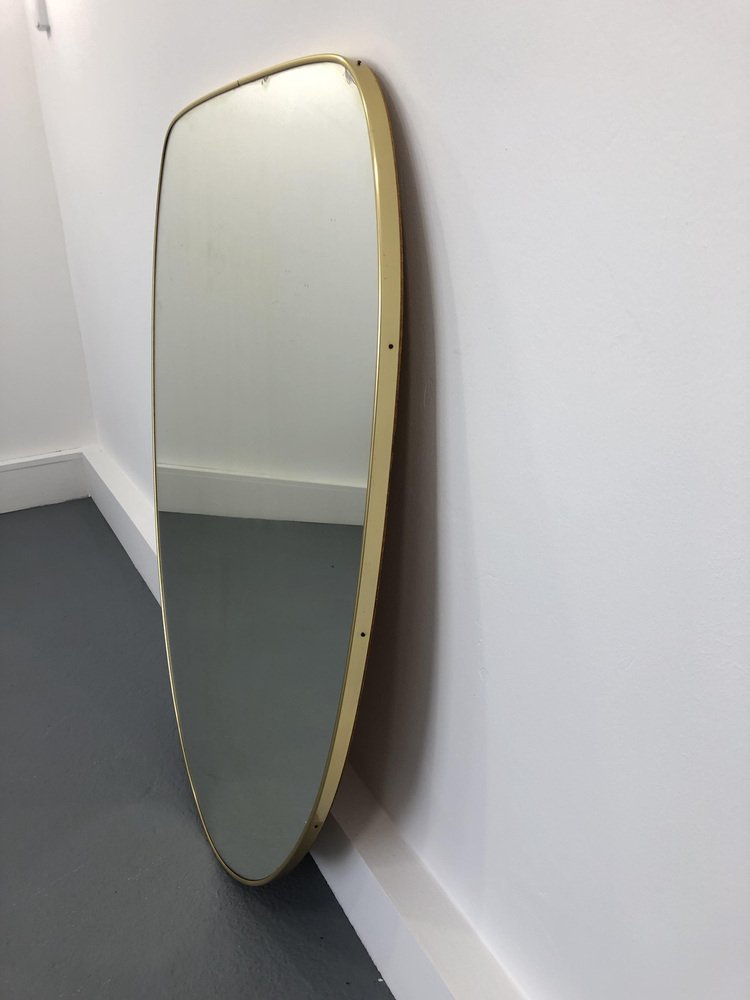 Rounded Rockabilly Mirror, 1970s