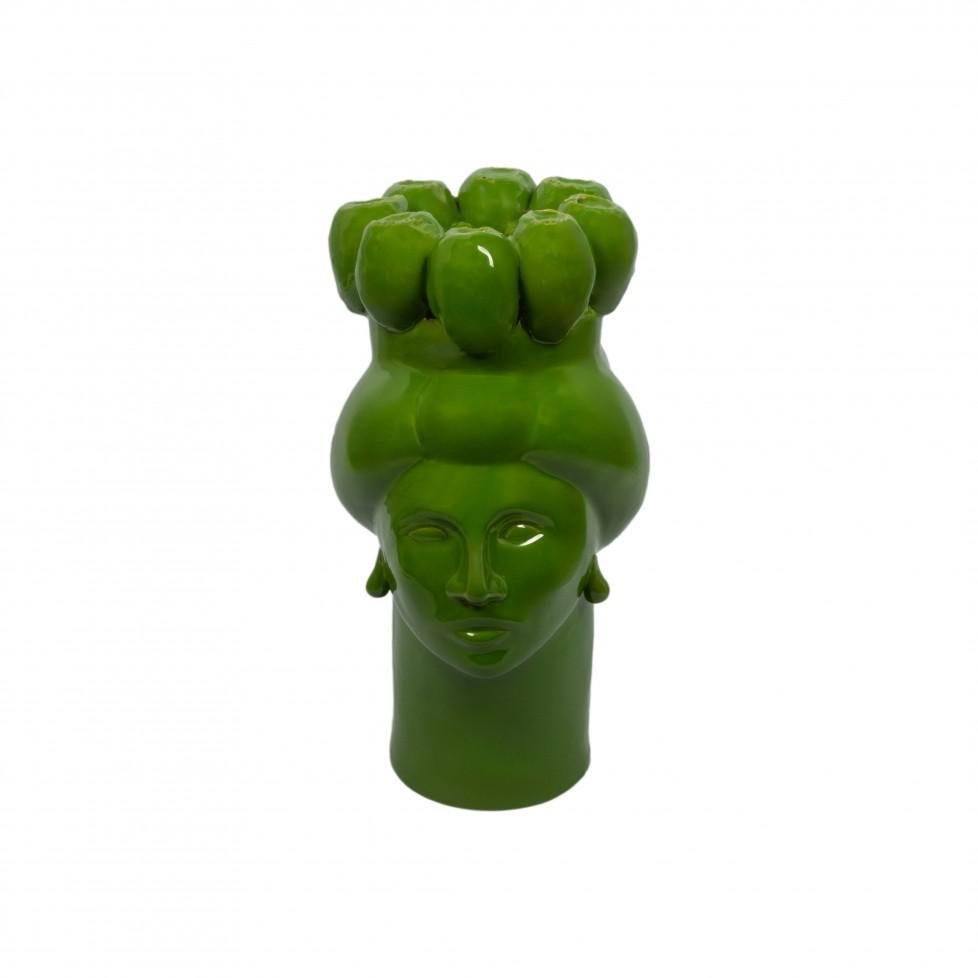 Roxelana Dindia Montalbano Green Sculpture by Crita