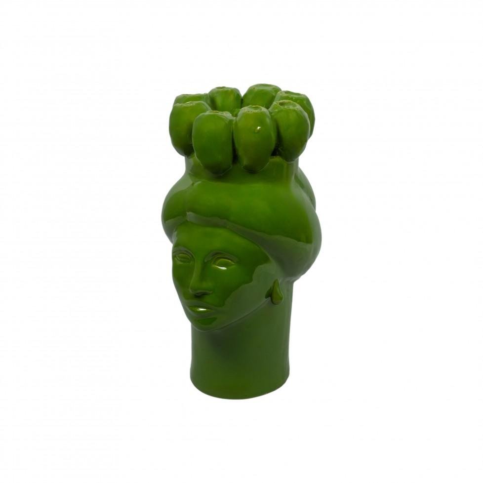 Roxelana Dindia Montalbano Green Sculpture by Crita