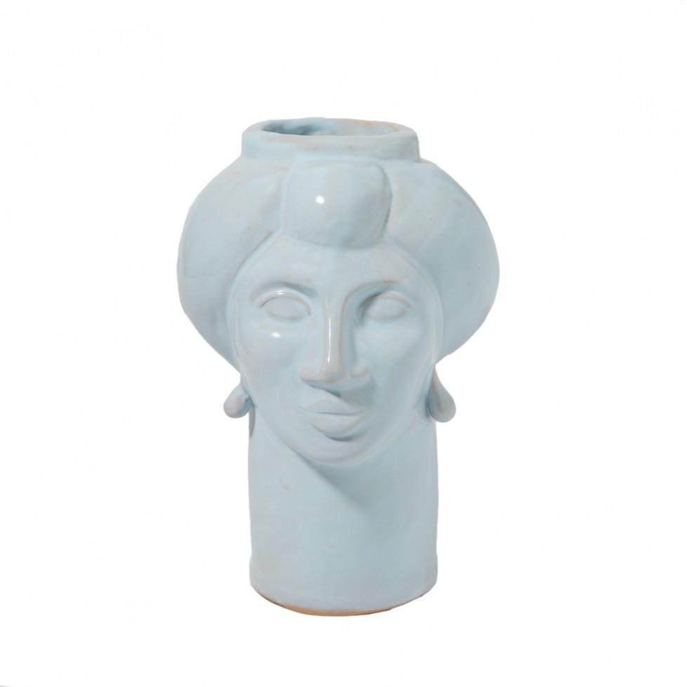 Roxelana Figure, Small • Blue Vendicari from Crita Ceramiche