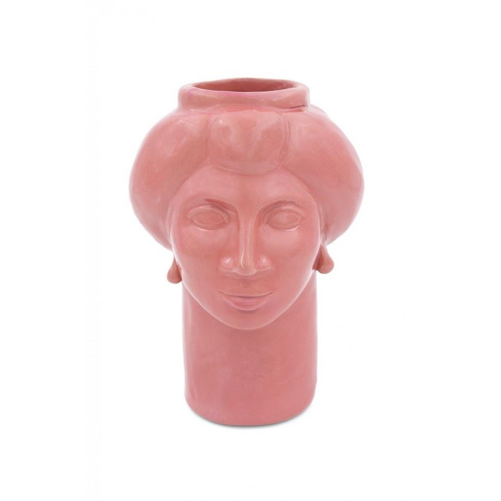 Roxelana Figure, Small • Pink Trapani from Crita Ceramiche