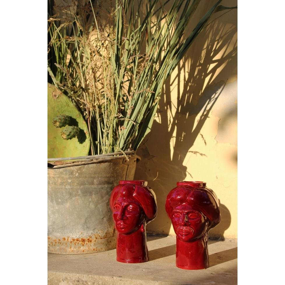 Roxelana Figure, Small • Red Etna from Crita Ceramiche