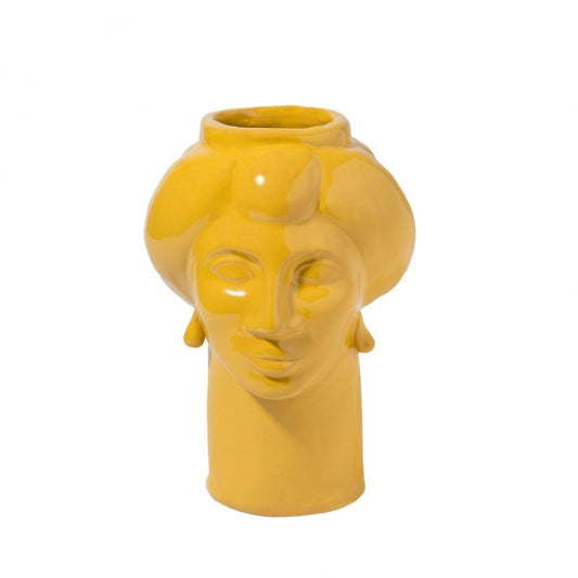 Roxelana Figure, Small • Yellow Serradifalco from Crita Ceramiche