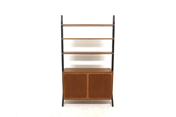 Roxen Teak Pedestal Bookcase from Möbel-Ikea, Sweden, 1960s-GEK-2022907