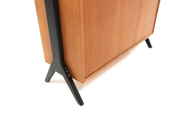 Roxen Teak Pedestal Bookcase from Möbel-Ikea, Sweden, 1960s-GEK-2022907