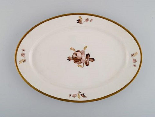 Royal Copenhagen Brown Rose Serving Dishes, 1960s, Set of 2