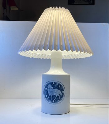 Royal Copenhagen Porcelain Table Lamp by Kaj Lange for Fog & Menup, 1970s-LCR-1182890