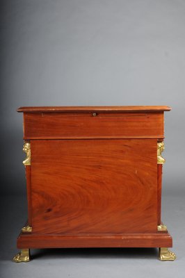 Royal Empire Desk in Gilt Bronze, 19th Century-FLW-1800849