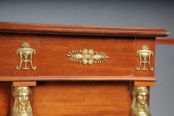 Royal Empire Desk in Gilt Bronze, 19th Century-FLW-1800849