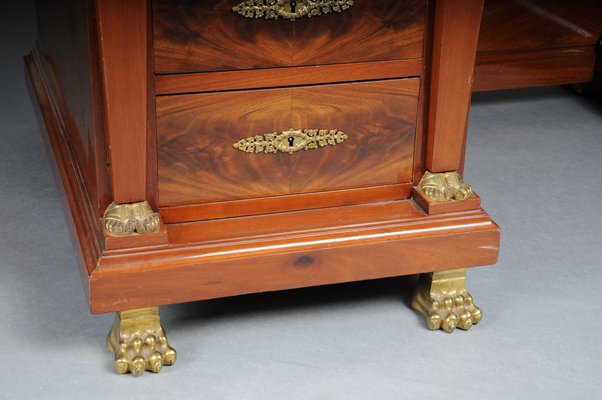 Royal Empire Desk in Gilt Bronze, 19th Century-FLW-1800849