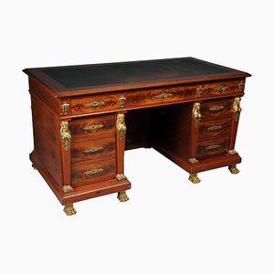 Royal Empire Desk in Gilt Bronze, 19th Century-FLW-1800849