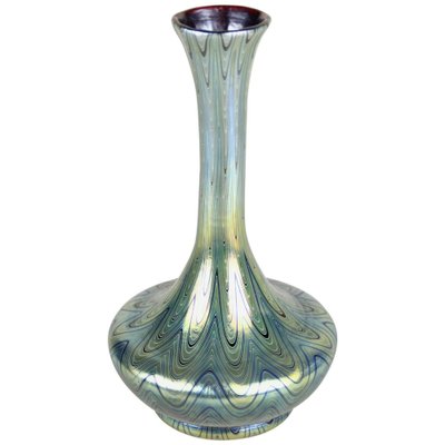 Rubin Phenomenon Genre 6893 Iriscident Glass Vase from Loetz Witwe, Bohemia, 1899-TQA-1322130