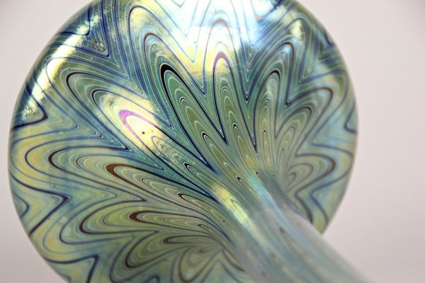 Rubin Phenomenon Genre 6893 Iriscident Glass Vase from Loetz Witwe, Bohemia, 1899-TQA-1322130