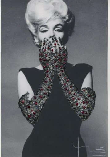 Ruby Gloves Photograph by Bert Stern